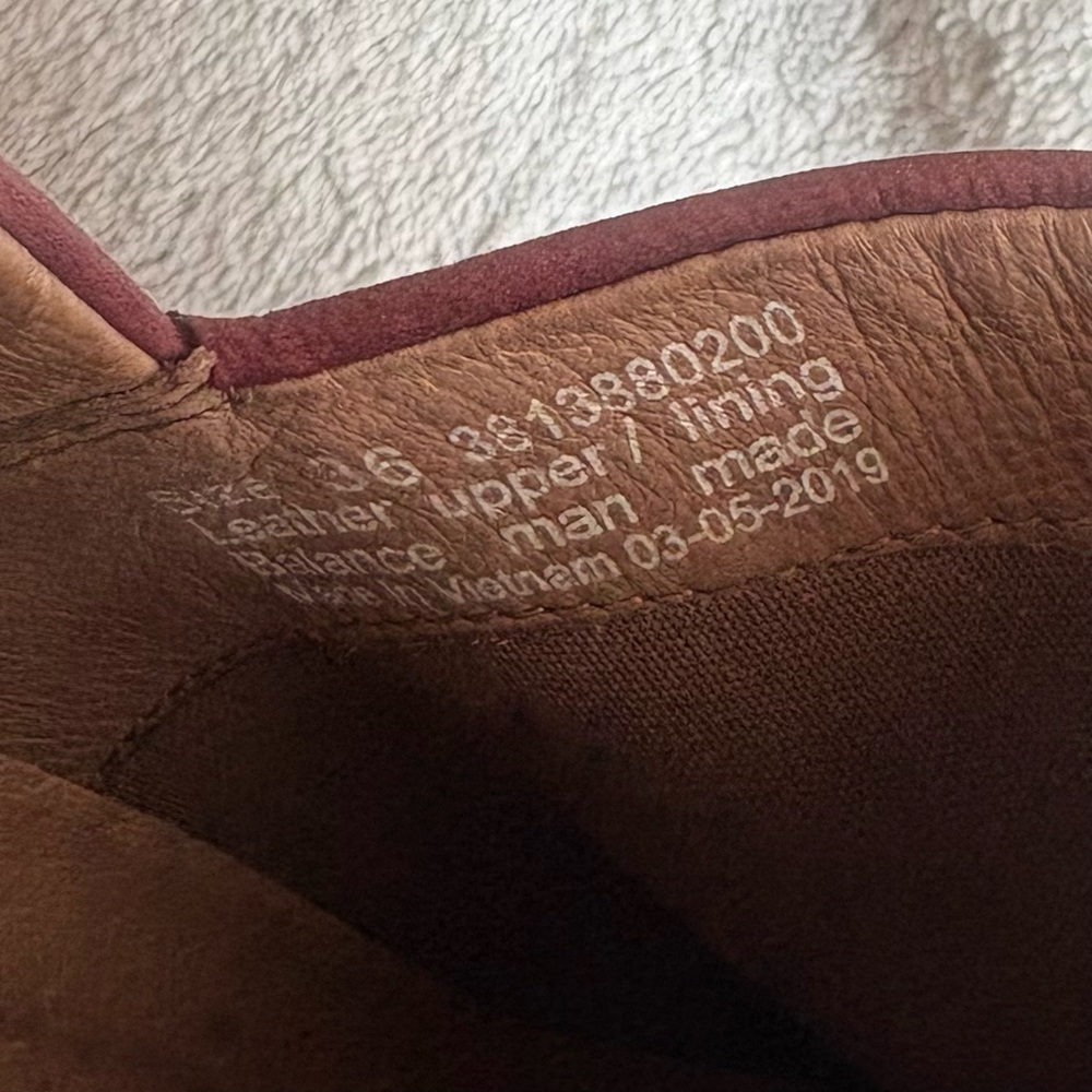 Dansko Raina burnished leather booties wine red‎ - Picture 12 of 13